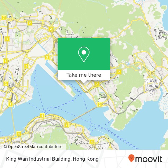 King Wan Industrial Building map