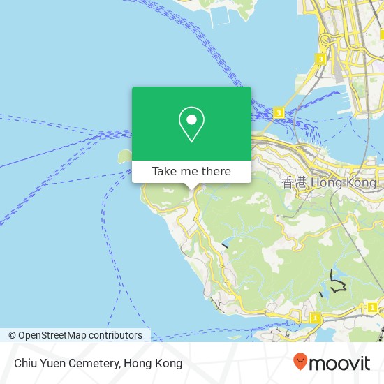 Chiu Yuen Cemetery map