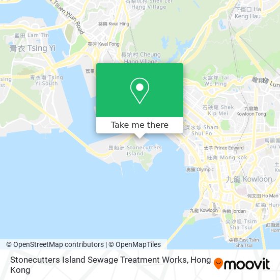 Stonecutters Island Sewage Treatment Works map