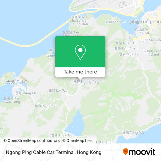 Ngong Ping Cable Car Terminal map