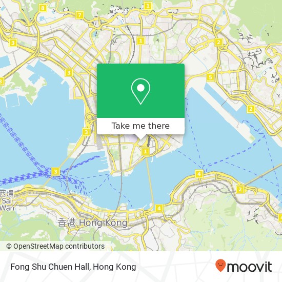 Fong Shu Chuen Hall map