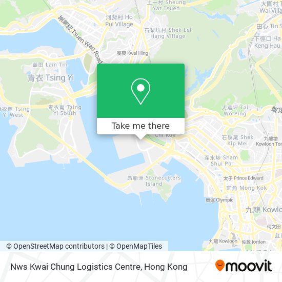 Nws Kwai Chung Logistics Centre map