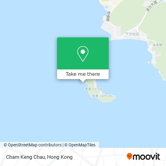 Cham Keng Chau map