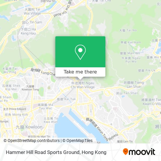 Hammer Hill Road Sports Ground map