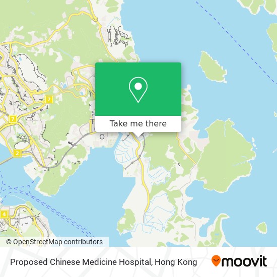 Proposed Chinese Medicine Hospital map