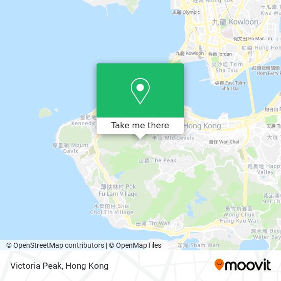 Victoria Peak map