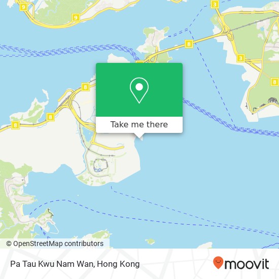 Pa Tau Kwu Nam Wan map