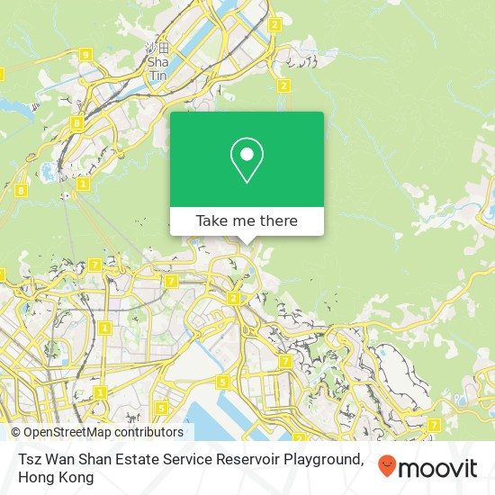 Tsz Wan Shan Estate Service Reservoir Playground map