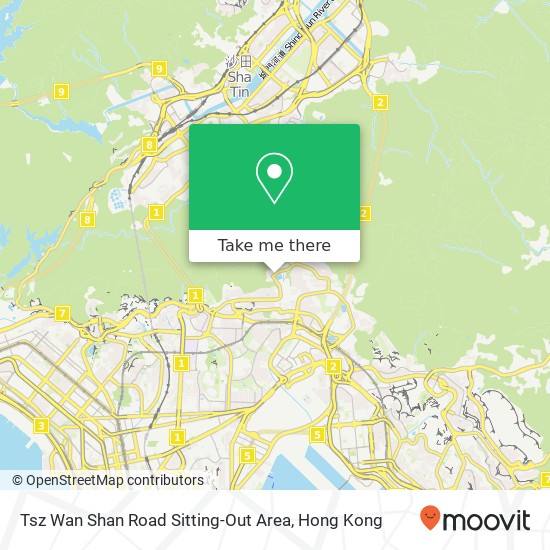 Tsz Wan Shan Road Sitting-Out Area地圖