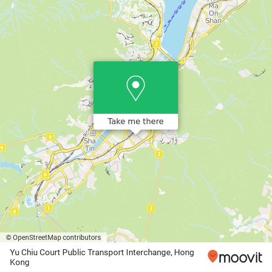 Yu Chiu Court Public Transport Interchange map