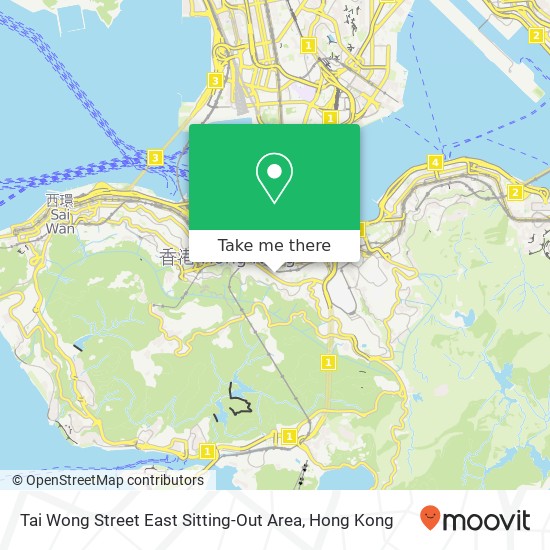 Tai Wong Street East Sitting-Out Area map