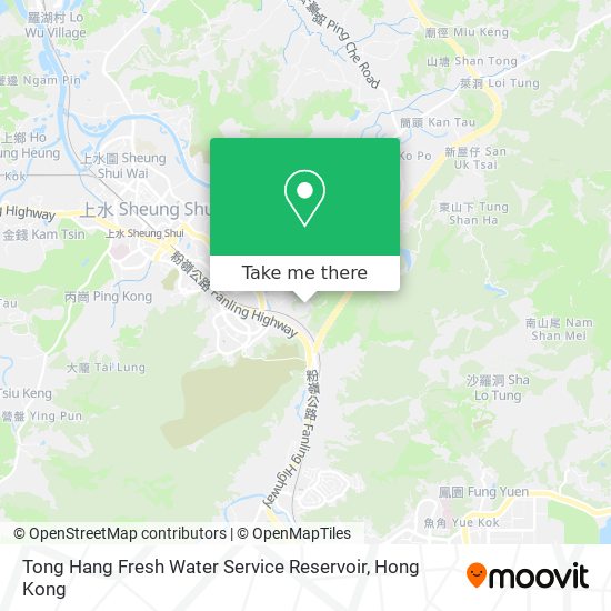 Tong Hang Fresh Water Service Reservoir map