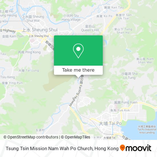 Tsung Tsin Mission Nam Wah Po Church map