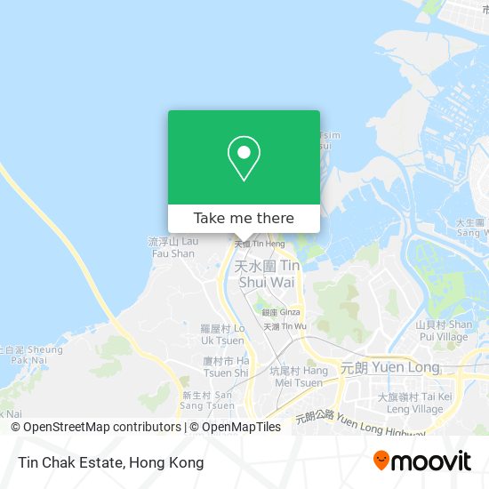 Tin Chak Estate map