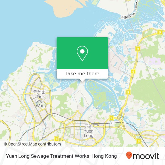 Yuen Long Sewage Treatment Works map