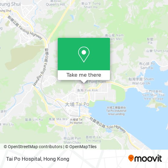 Tai Po Hospital地圖