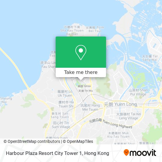 Harbour Plaza Resort City Tower 1 map