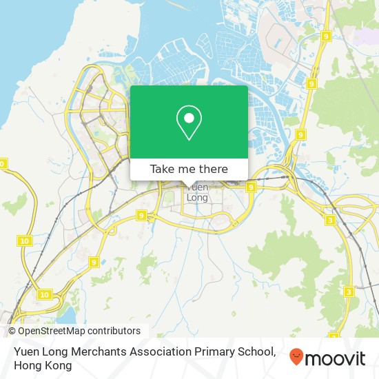 Yuen Long Merchants Association Primary School map