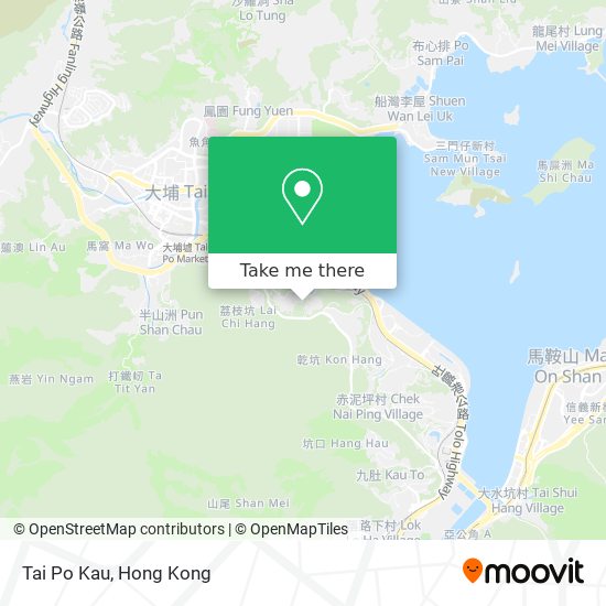 Tai Po Kau map