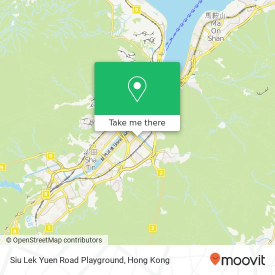 Siu Lek Yuen Road Playground map