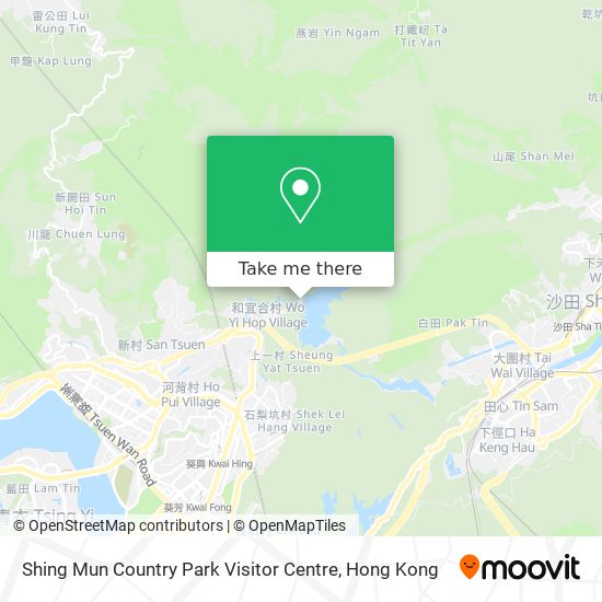 Shing Mun Country Park Visitor Centre map