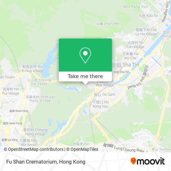 Fu Shan Crematorium map