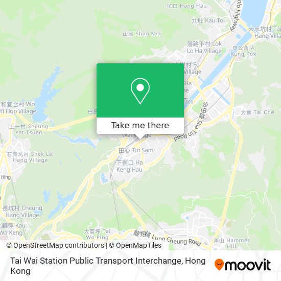 Tai Wai Station Public Transport Interchange map