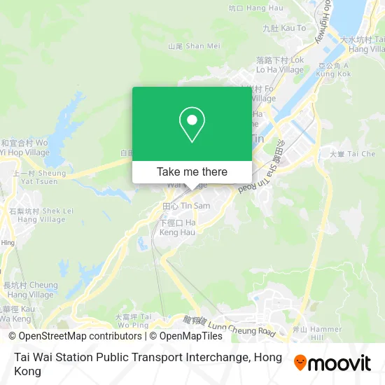 Tai Wai Station Public Transport Interchange map
