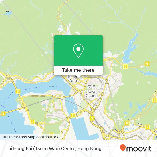 Tai Hung Fai (Tsuen Wan) Centre map