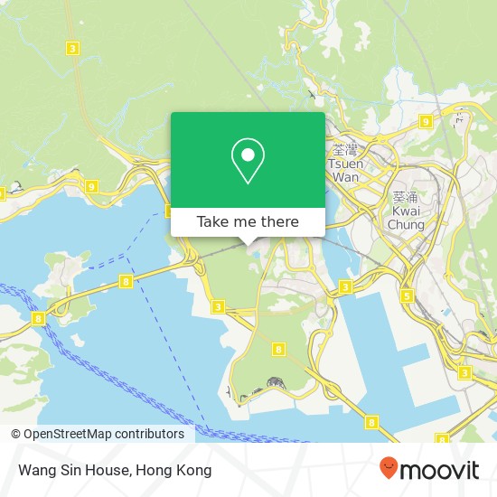 Wang Sin House map