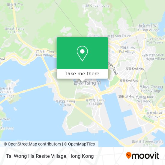 Tai Wong Ha Resite Village map