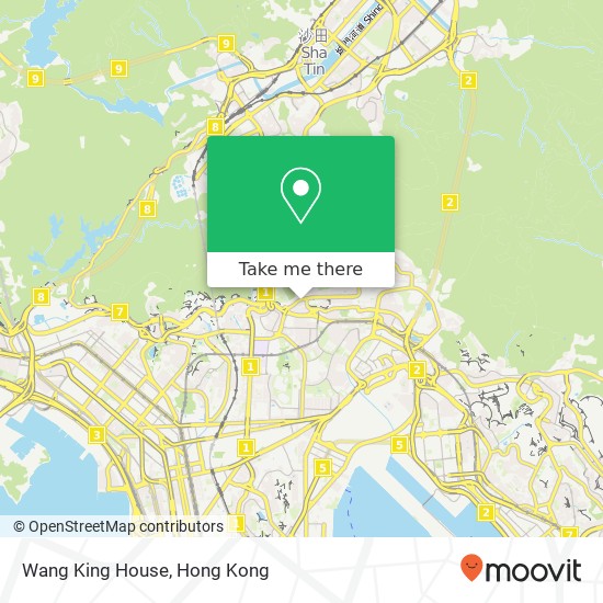 Wang King House map