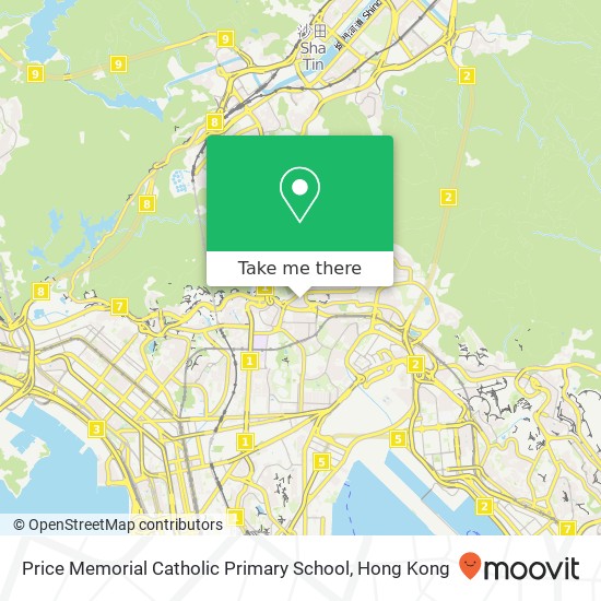 Price Memorial Catholic Primary School map