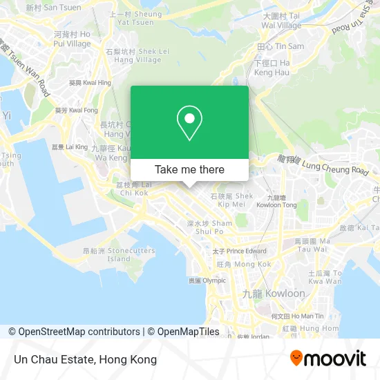 Un Chau Estate map