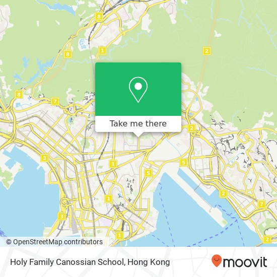 Holy Family Canossian School map