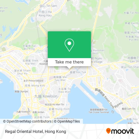 Regal Oriental Hotel map