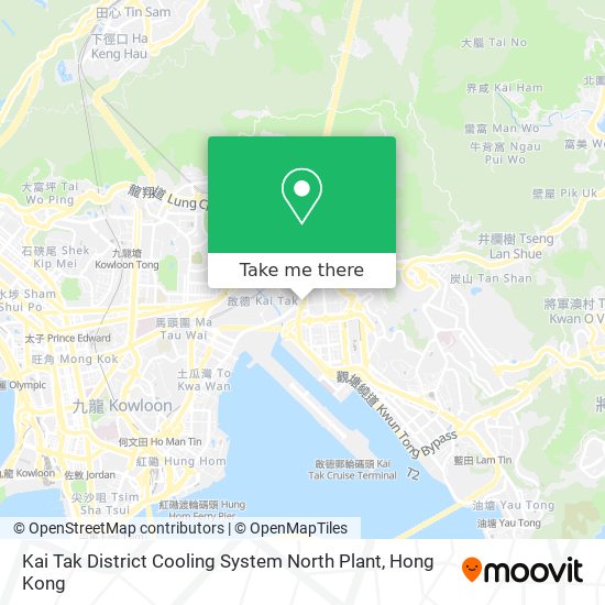 Kai Tak District Cooling System North Plant map
