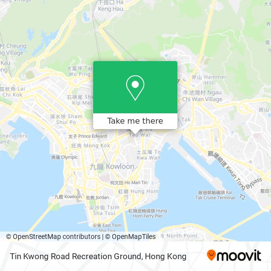 Tin Kwong Road Recreation Ground map