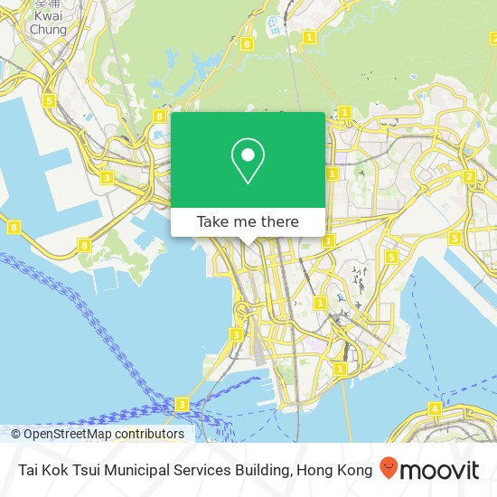 Tai Kok Tsui Municipal Services Building map