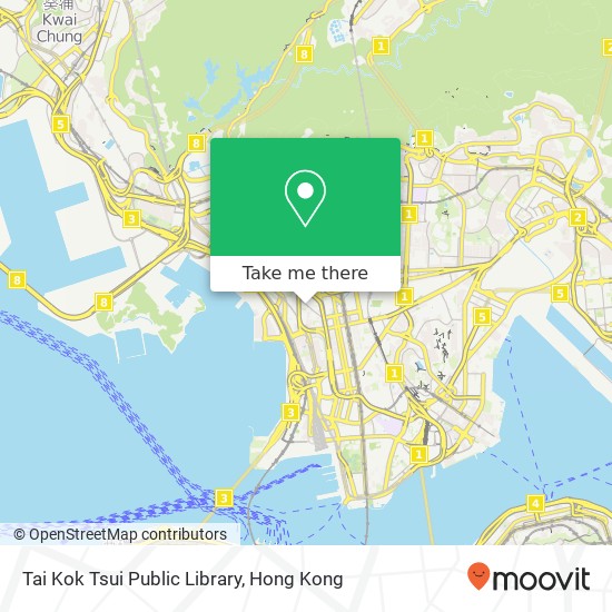 Tai Kok Tsui Public Library map