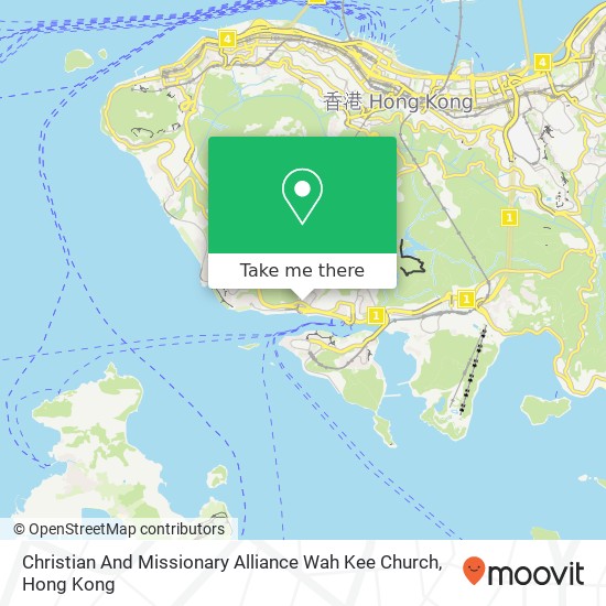 Christian And Missionary Alliance Wah Kee Church map