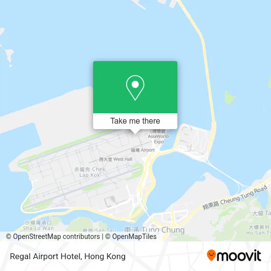 Regal Airport Hotel map