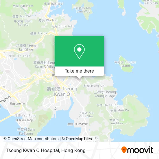 Tseung Kwan O Hospital地圖