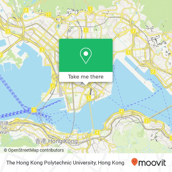 The Hong Kong Polytechnic University map