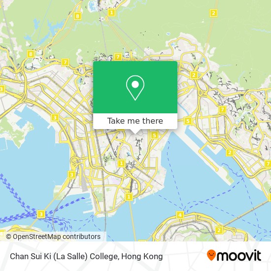 Chan Sui Ki (La Salle) College map