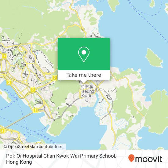 Pok Oi Hospital Chan Kwok Wai Primary School地圖