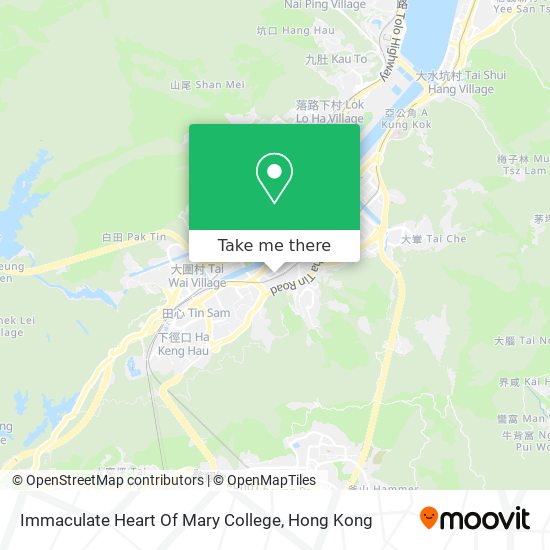 Immaculate Heart Of Mary College map