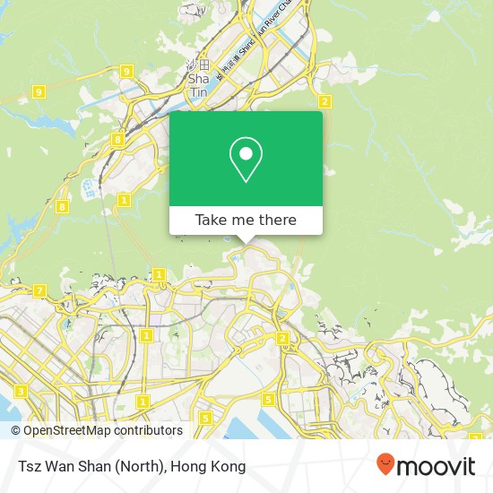 Tsz Wan Shan (North) map