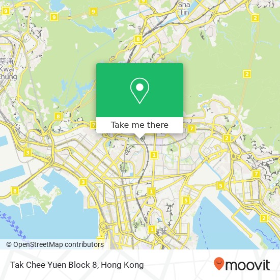 Tak Chee Yuen Block 8 map