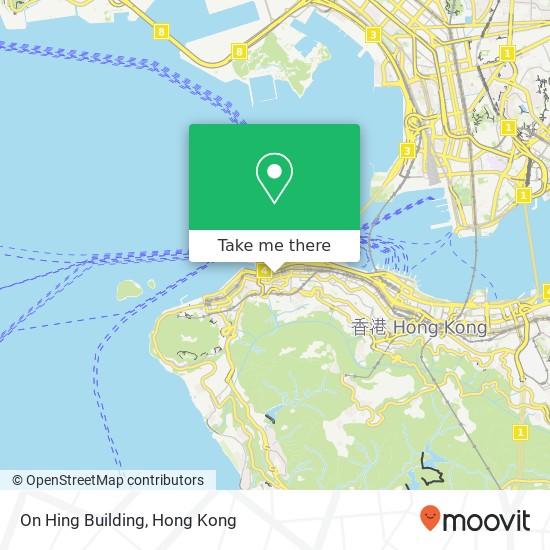 On Hing Building map